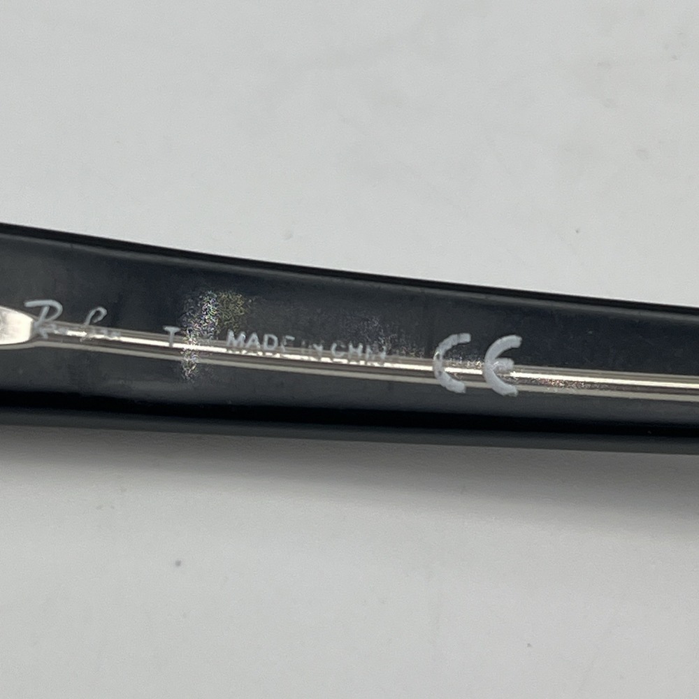 Ray Ban RB5092 2034 Black Rectangle Eyeglasses 52-15 135 Frames Only - Picture 6 of 10